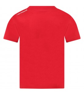 Red t-shirt for boy with Choupette
