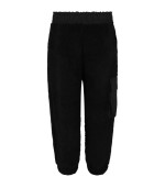 MSGM Kids Black trouser for boy with logo