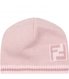 Cappello rosa per neonata