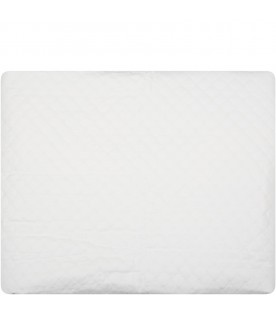 White blanket for baby kids with double FF