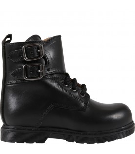 Black boots for boy