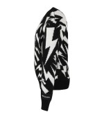 Neil Barrett Kids Black sweater for boy with iconic white lightning bolts