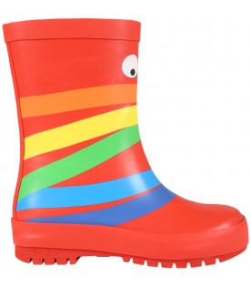 Red rain boots for kids