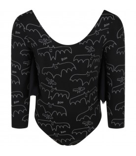 Black body for girl with bats