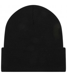Black hat for kids with logo patch