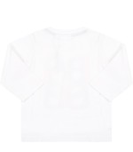 Hugo Boss White T-shirt for baby boy with logo