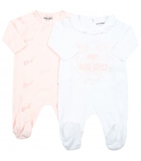 Multicolor set for baby girl