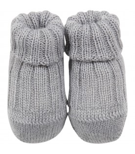 Grey baby bootee for babykids