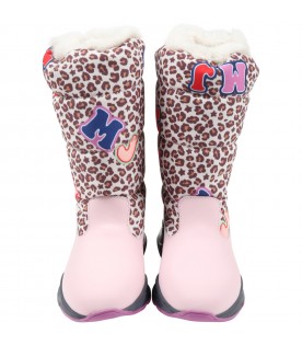 Pink boots for girl