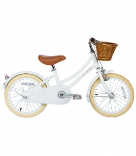 White bicycle for kids