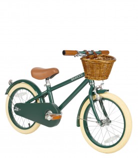 Green bicycle for kids