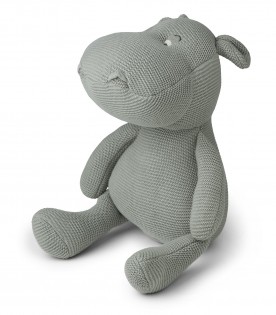 Grey hippo for baby kids