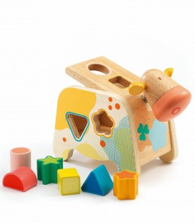 Colorful cow for kids