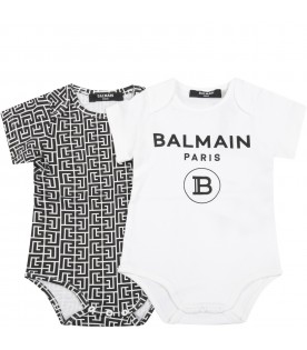 Multicolor set for baby kids with black logo
