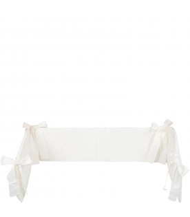 Ivory bumper-set for babykids with logo