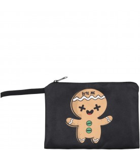 Black clutch-bag for kids with Zenzy