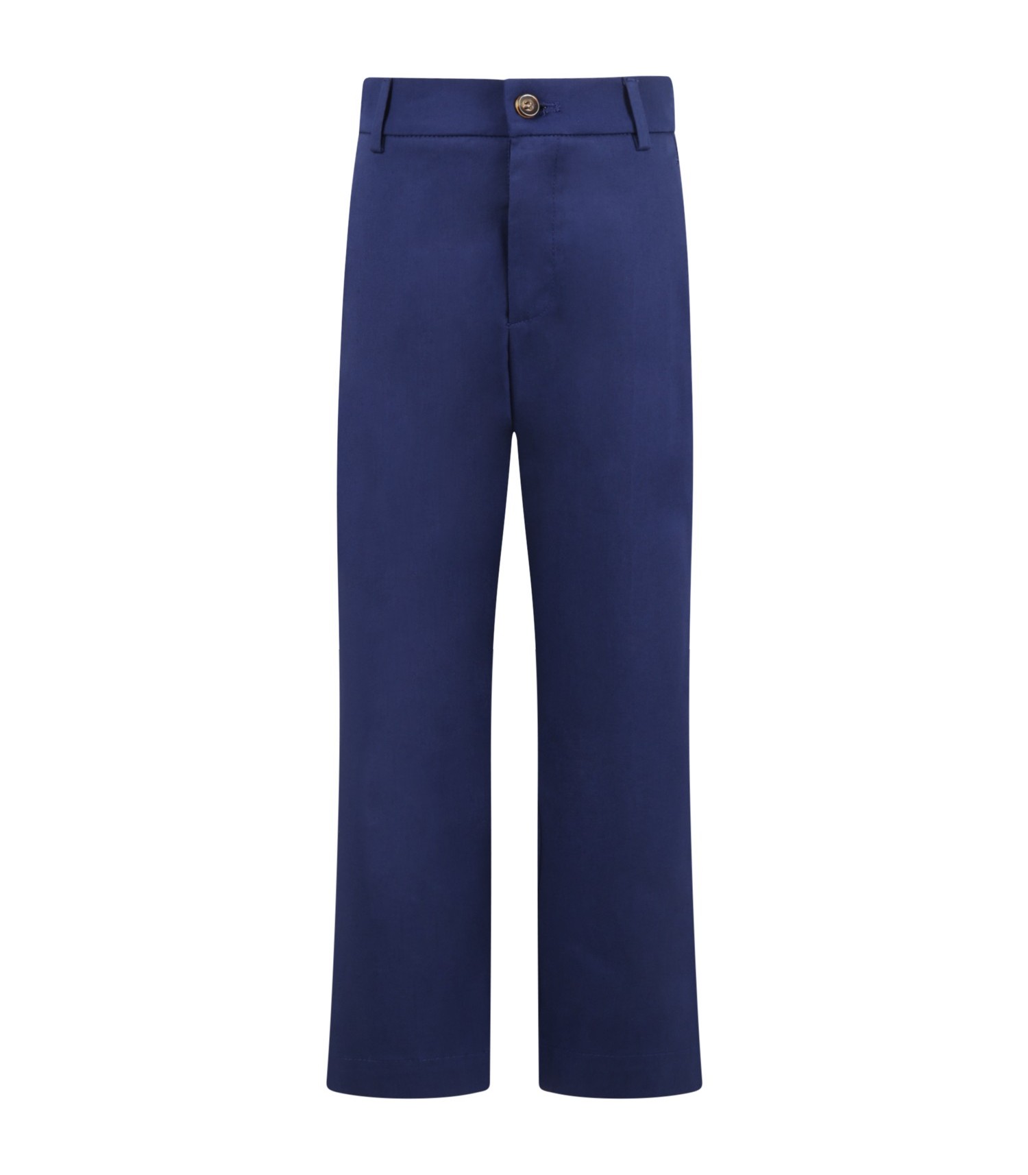 Fendi Kids Blue trousers for boy with iconic FF