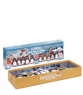 Multicolor puzzle for kids with animals