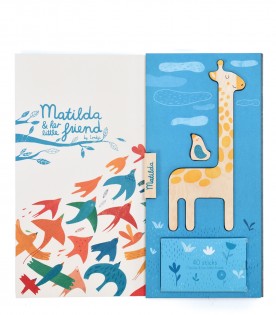 Board game for kids with giraffe