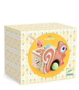 Multicolor learning-game for babykids with squirrel