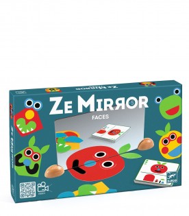 Multicolor learning-game for kids with mirror