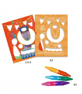 Multicolor game for kids for drawing