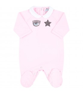 Multicolor set for baby girl with eye and star