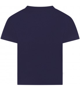Blue T-shirt for boy with Smiley