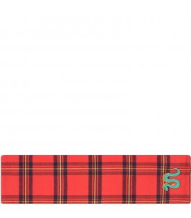 Red scarf for kids with Nessie