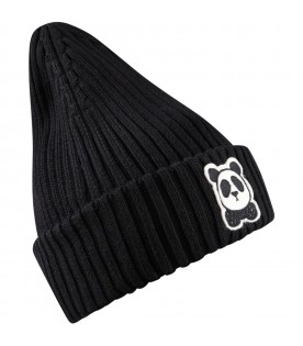 Black hat for kids with bear