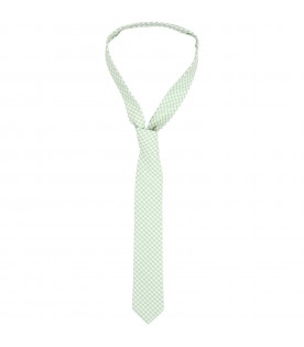 Green tie for boy with GG