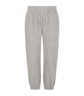 Gray trousers for girl