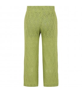 Green trousers for girl