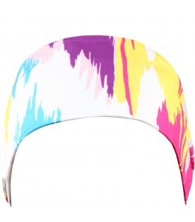 Multicolor hair-band for girl with print