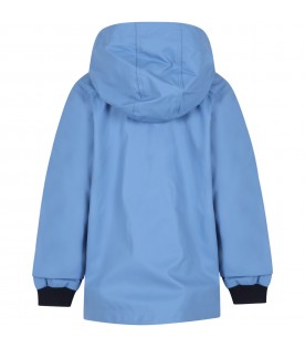 Light-blue raincoat for boy