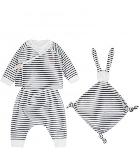 Multicolor set for babykids with rabbit