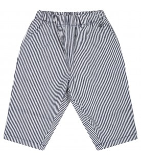 Casual short with blue and white lines for baby boy