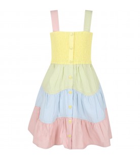 Multicolor dress for baby girl