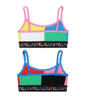 Multicolor set for girl with logo