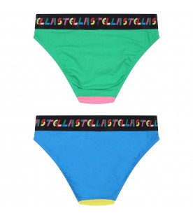 Multicolor set for girl with logo