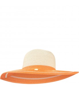 Orange hat for girl