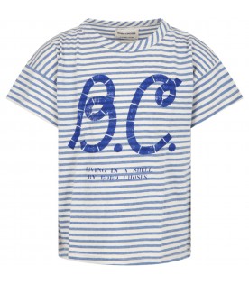 Multicolor T-shirt for boy with logo