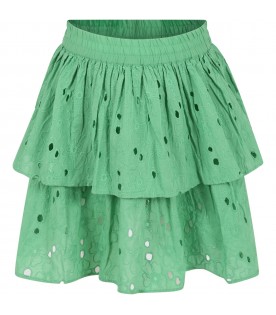Green skirt for girl