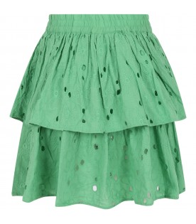 Green skirt for girl