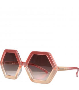 Multicolor "Skyla" sunglasses for girl with star