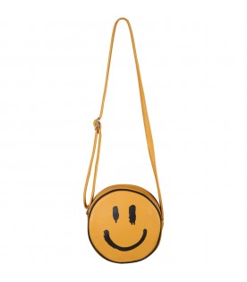 Yellow bag for girl with smiley