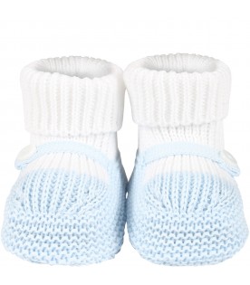 Multicolor baby bootee for baby boy