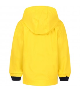 Yellow raincoat for children