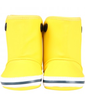 Yellow boots for babies