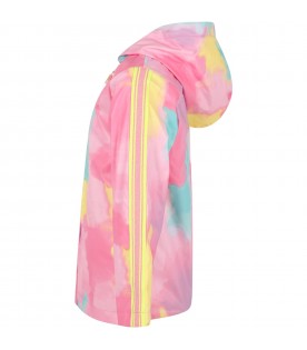 Multicolor raincoat for girl